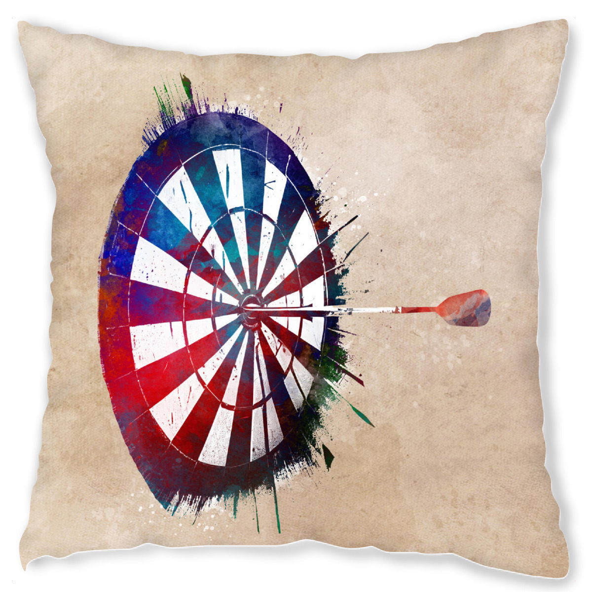 Design-Kissen "Dartscheibe Sportkunst" artboxONE - Sport - Dart,Dart,Werfer,Pfeile,Wolfram,Dartsmith,Dartscheibe,Sport