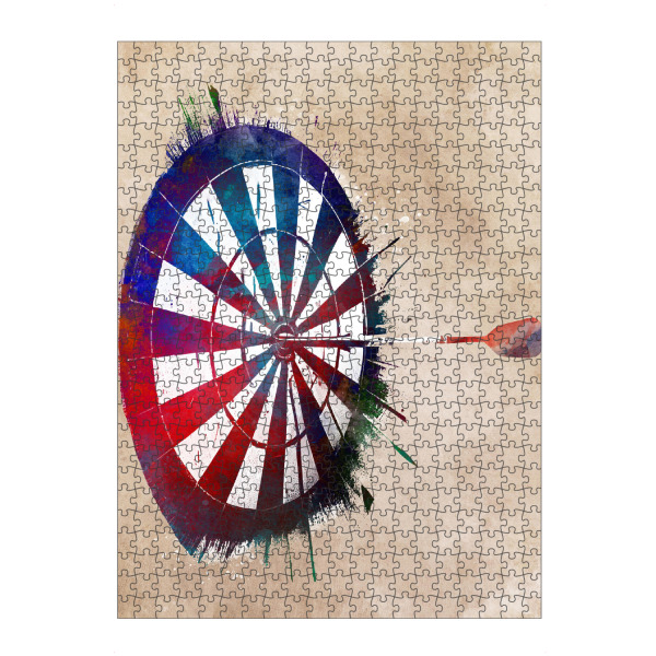 Puzzle Ravensburger "Dartscheibe Sportkunst" artboxONE - Sport - Dart,Dart,Werfer,Pfeile,Wolfram,Dartsmith,Dartscheibe,Sport - Bild dart