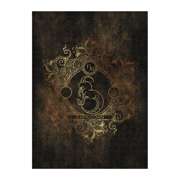 artboxONE Puzzle "Tierkreis - Kupfer - Steinbock" artboxONE - Natur,Floral,Abstrakt