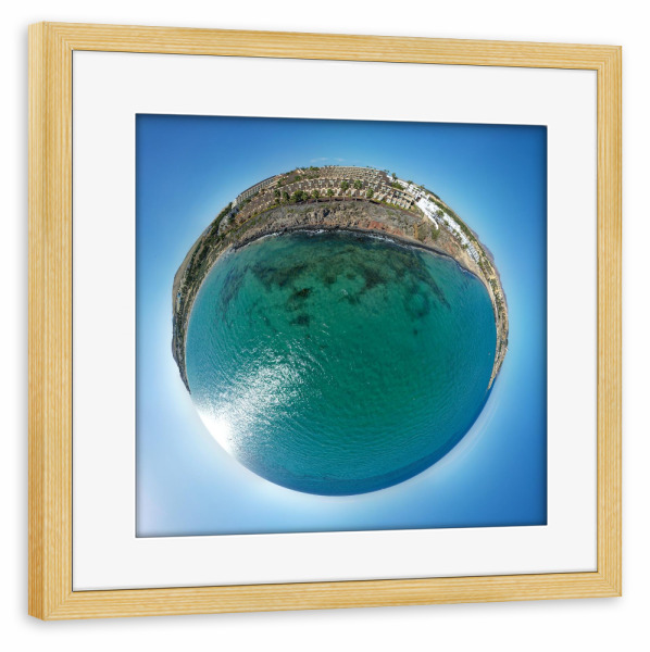 Poster mit Rahmen kiefer "Fuerteventura - Taro Beach" artboxONE - Städte,Natur,Reise,Architektur,Reise / Strand und Meer