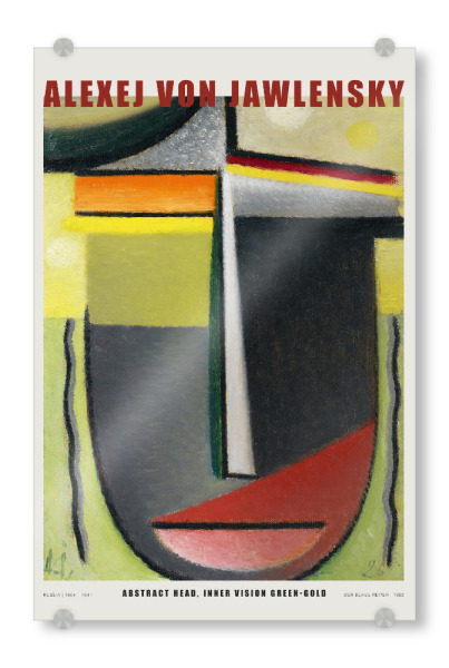 Acrylglasbild "Jawlensky - Inner Vision" artboxONE - Abstrakt,Menschen,Geometrie
