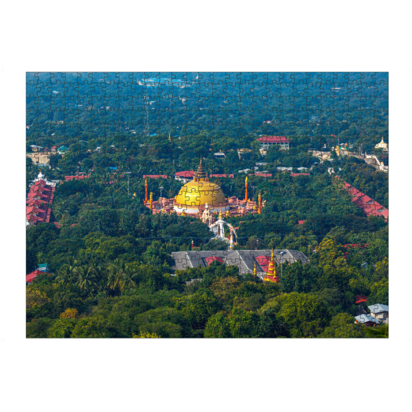 artboxONE Puzzle "Mandalays Pagoden" artboxONE - Natur,Architektur - Myanmar,Burma,Tempel,Pagode,Stupa,Buddhismus,Asien,Mandalay - Bild myanmar