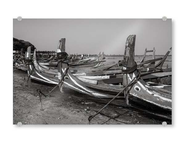 Acrylglasbild "Traditionelle Fischerboote" artboxONE - Reise / Strand und Meer,Reise / Asien