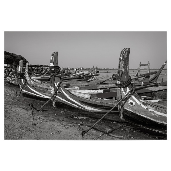 Poster "Traditionelle Fischerboote" artboxONE - Reise / Strand und Meer,Reise / Asien