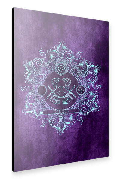 Alu-Dibond "Tierkreis - Traube - Krebs" 30x20 cm artboxONE