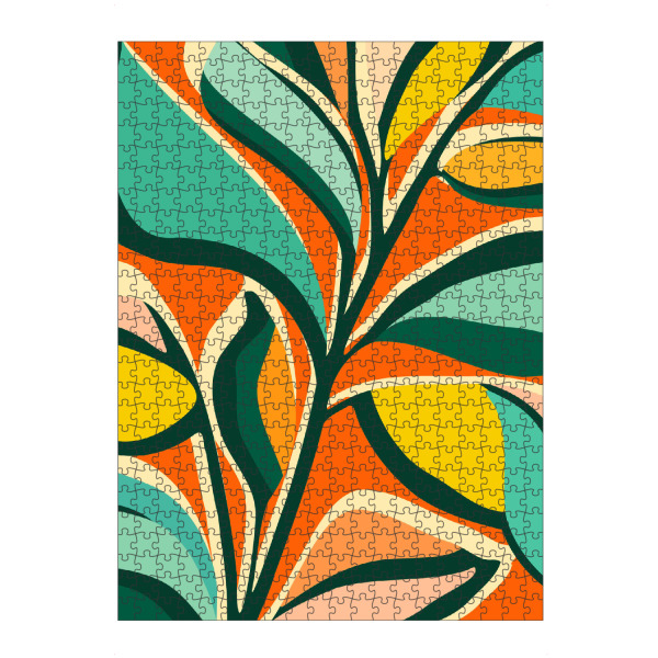 artboxONE Puzzle "Gallagher - Garden Festival" artboxONE - Natur,Floral - Floral,Blume,Blatt,Natur,Blüte,Dschungel,Tropisch,Botanisch,Botanik