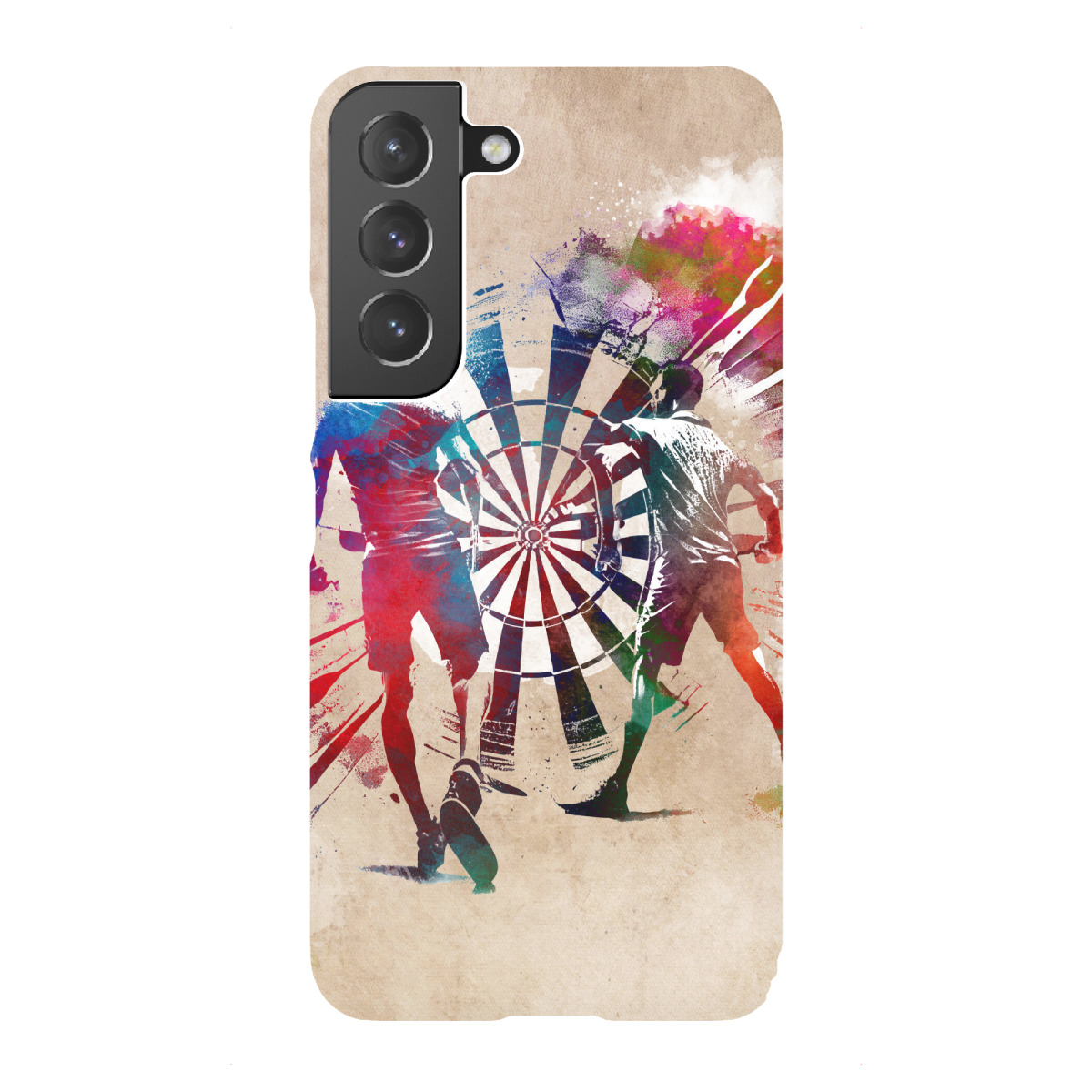 "Zwei Dartspieler"für Samsung Galaxy - Premium-Case Handyhülle artboxONE