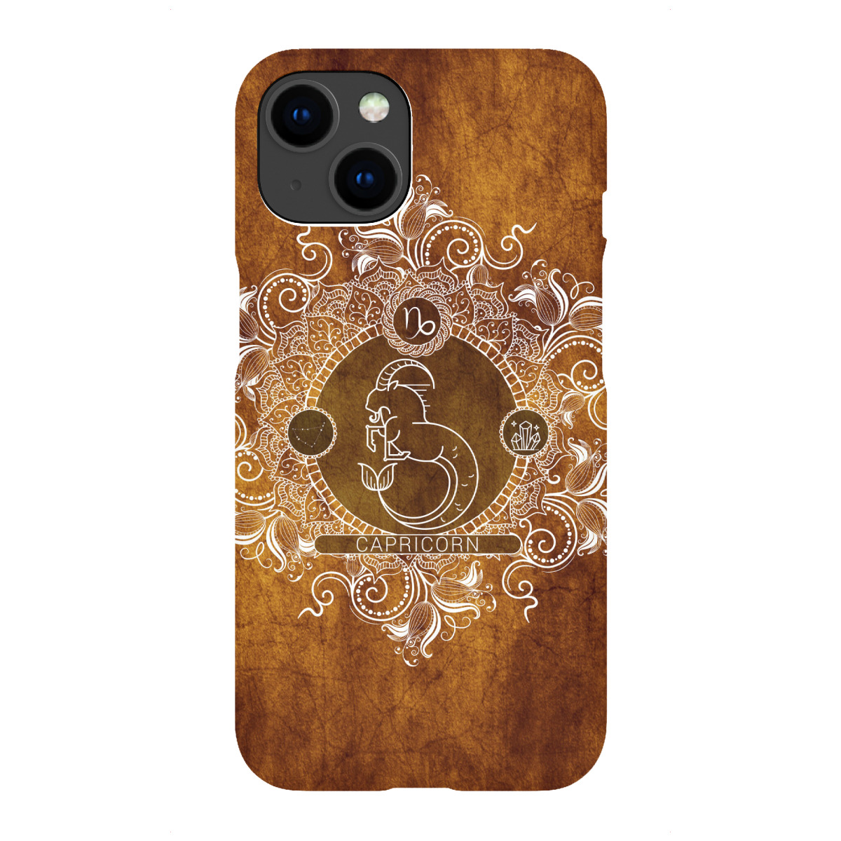 iPhone "Tierkreis - Mandarine - Steinbock" Premium-Case Handyhülle artboxONE