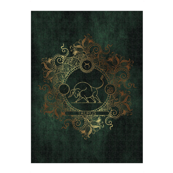 Puzzle Ravensburger "Tierkreis - Keltisch - Stier" artboxONE - Natur,Floral,Abstrakt