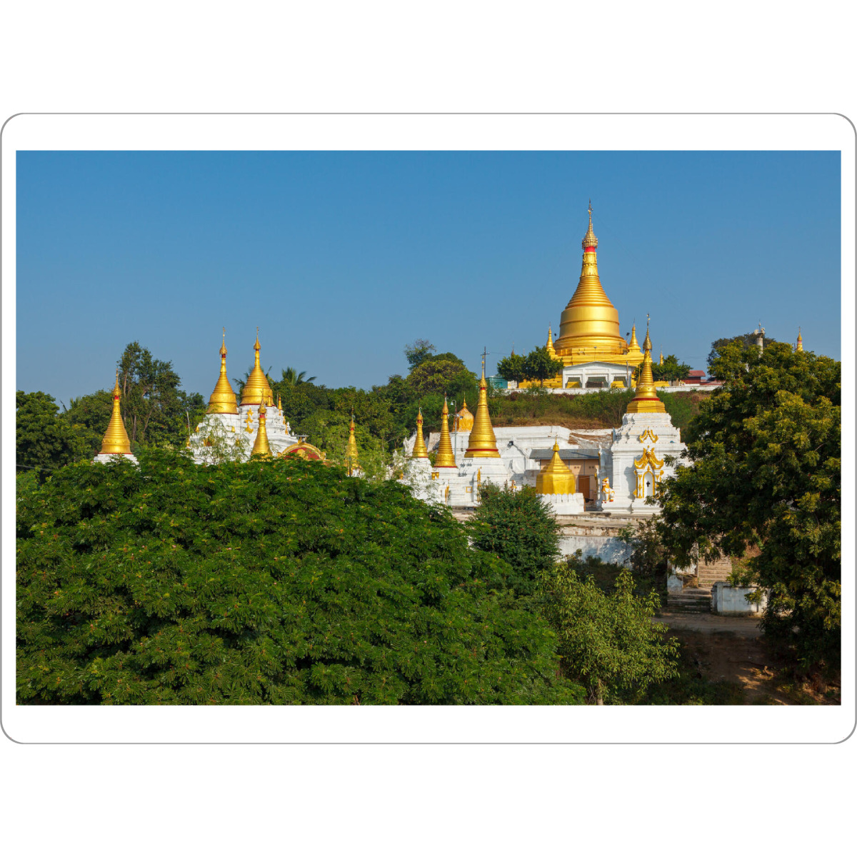 Tischset "Die Pagoden von Mandalay" artboxONE - Natur,Architektur - Myanmar,Burma,Tempel,Pagode,Stupa,Buddhismus,Asien,Mandalay - Bild myanmar