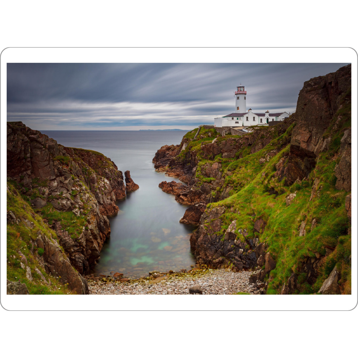 Tischset "Lighthouse Fanad Head" artboxONE - Natur,Reise,Architektur - Leuchtturm,Irland,Fanad head,Küste,Strand,Meer,Ozean,Felsen,Felsenküste,Donegal