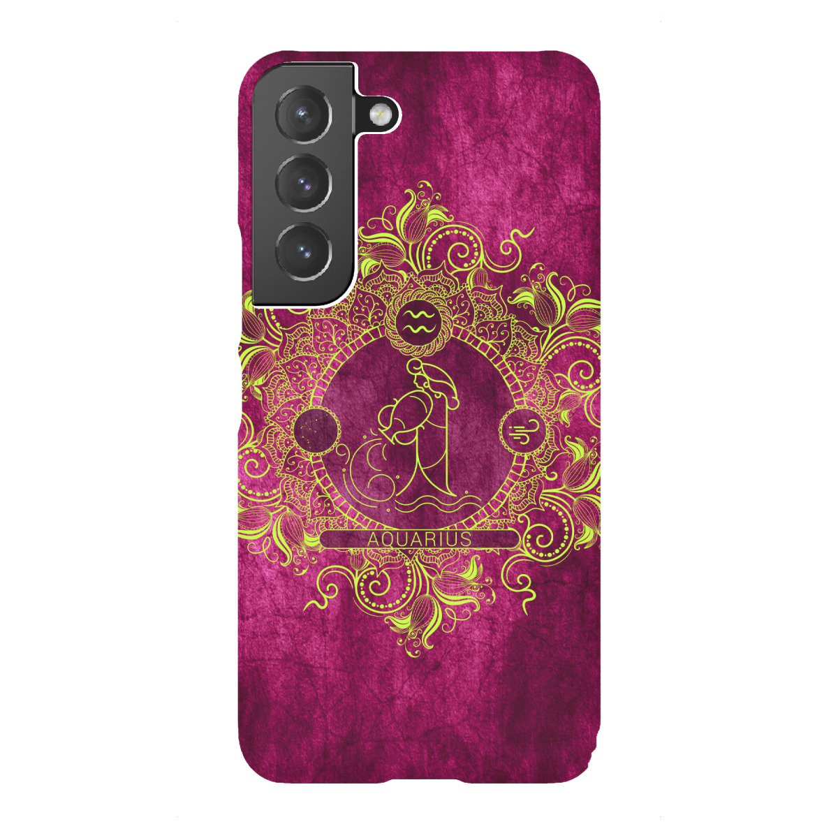 "Tierkreis - Zitrone - Wassermann"für Samsung Galaxy - Premium-Case Handyhülle artboxONE