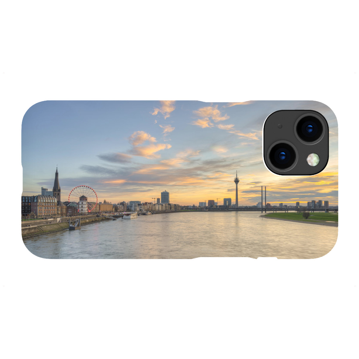 iPhone "Skyline - Düsseldorf" Premium-Case Handyhülle artboxONE