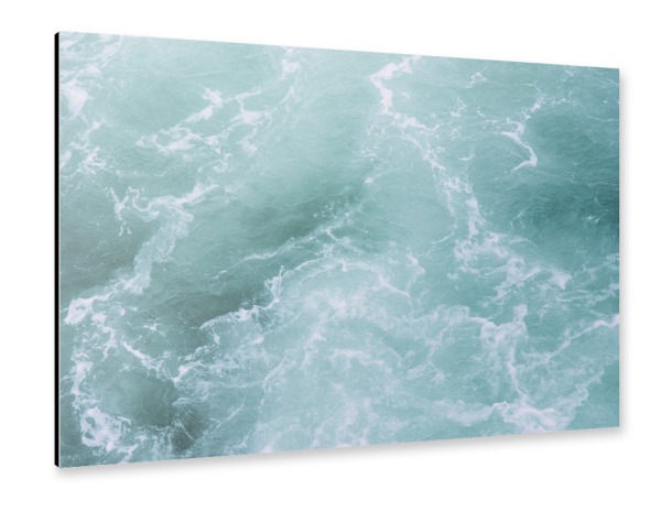 Alu-Dibond "Wellen an der Nordsee" 30x20 cm artboxONE