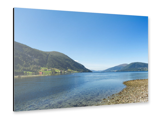 Alu-Dibond "Eidsfjord bei Nordfjordeid" 30x20 cm artboxONE