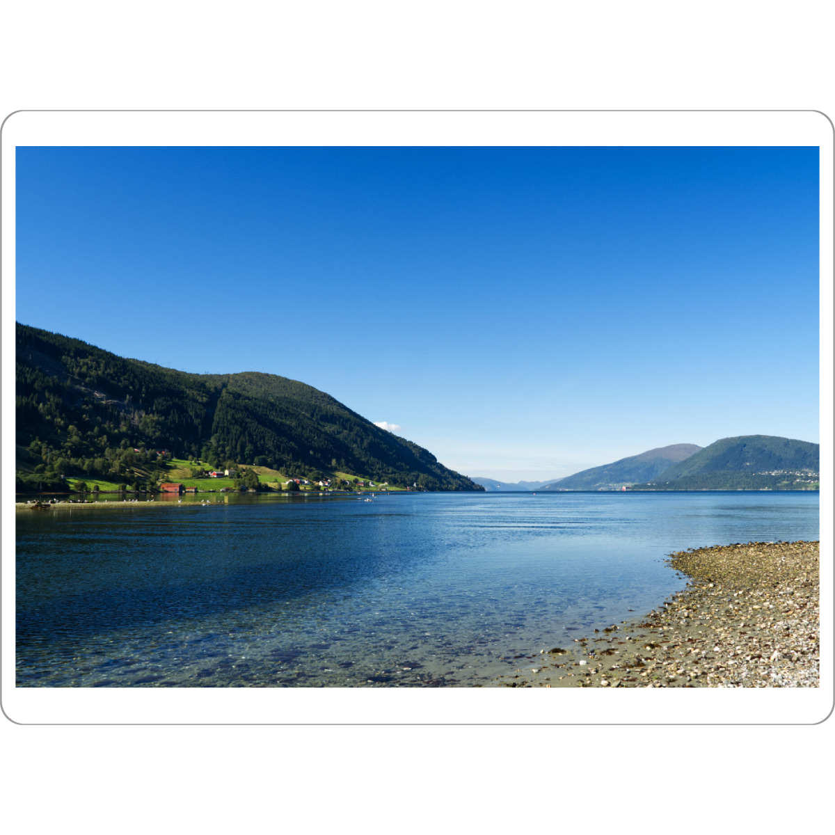 Tischset "Eidsfjord bei Nordfjordeid" artboxONE - Natur,Reise,Reise / Strand und Meer,Reise / Länder