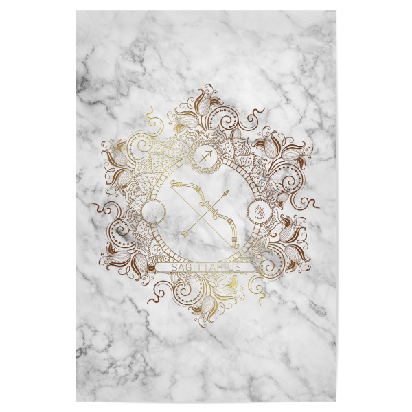 Poster "Tierkreis - Marmor - Schütze" artboxONE - Natur,Floral,Abstrakt,Marmor