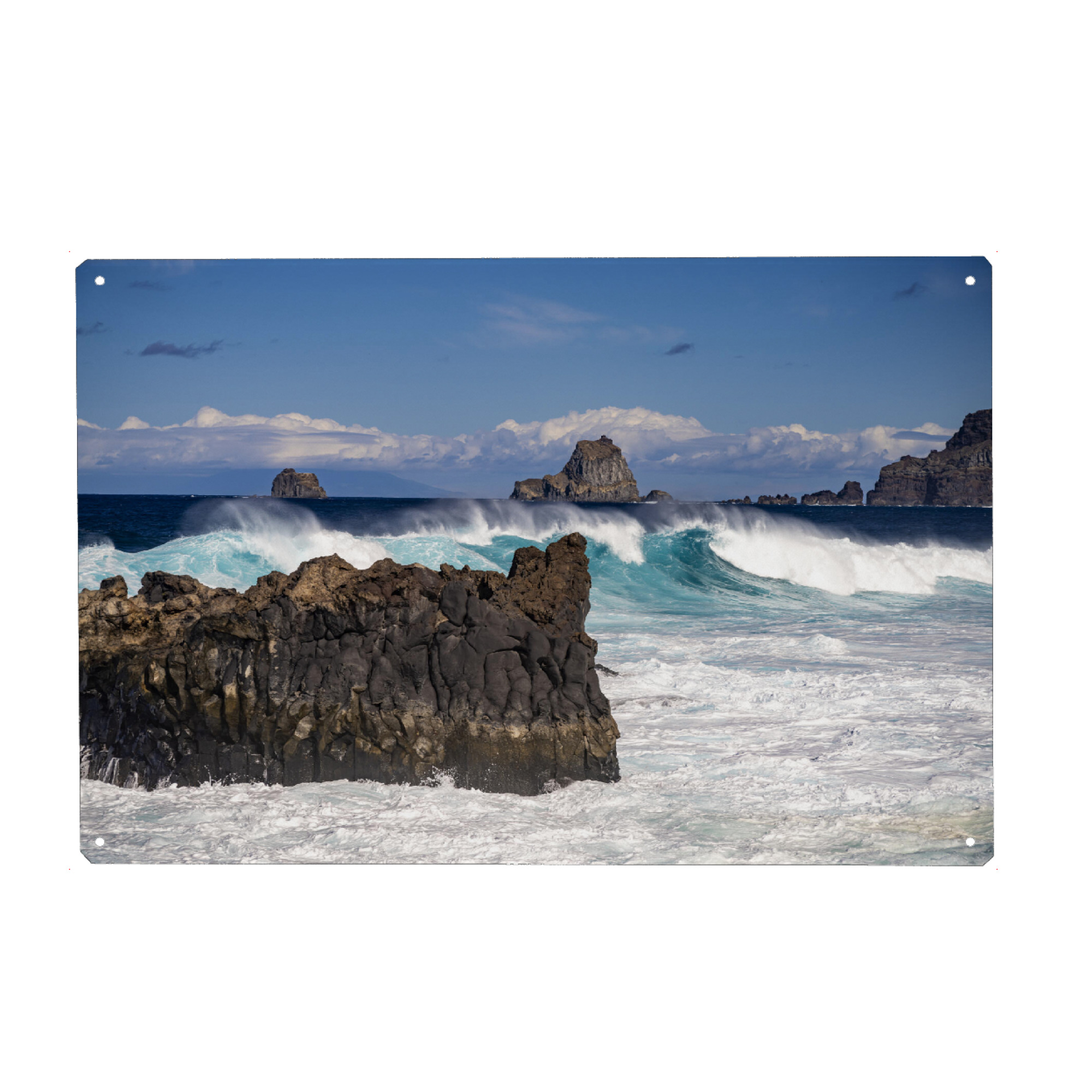 Metall Poster "Küste El Hierro" artboxONE - Natur,Reise,Reise / Strand und Meer