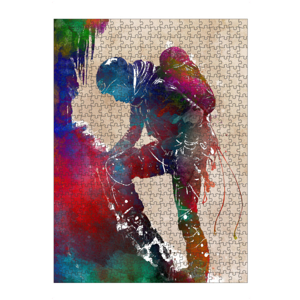 Puzzle Ravensburger "Bergsteiger-Sport-Illustration" artboxONE - Sport,Sport / Motivation