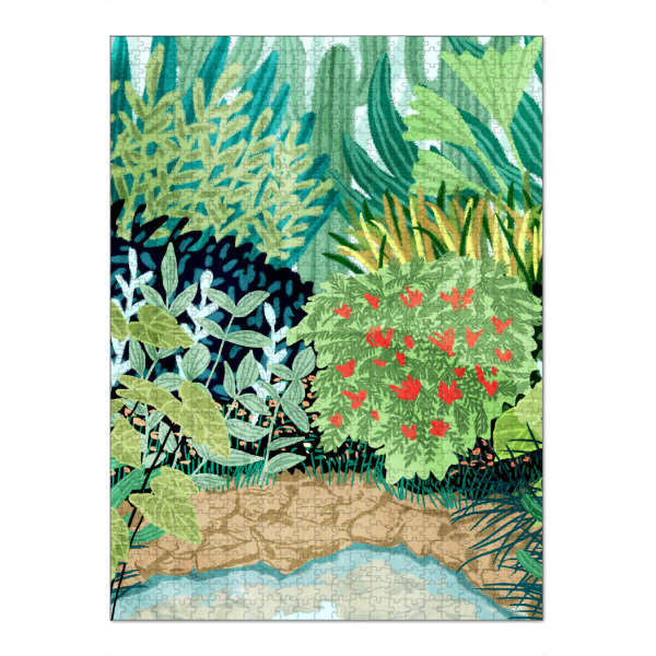 Puzzle Ravensburger "Happy Place Urban Jungle Malerei" artboxONE - Natur