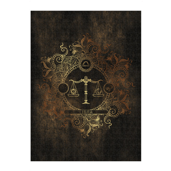 artboxONE Puzzle "Sternzeichen - Kupfer - Waage" artboxONE - Natur,Floral,Abstrakt