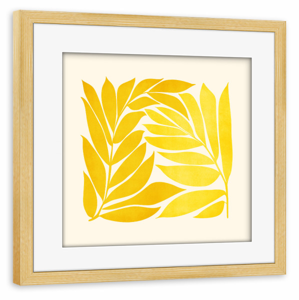 Poster mit Rahmen kiefer "Kristian Gallagher - Mid Mod Vines" artboxONE - Natur,Floral