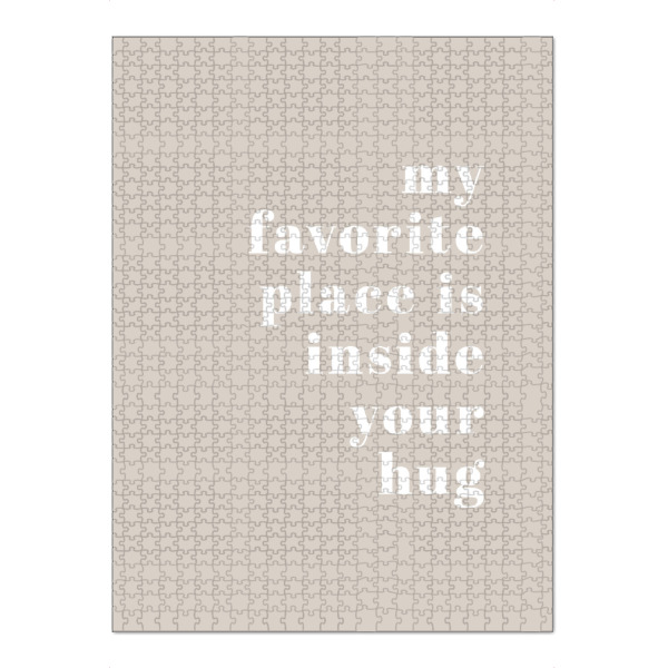Puzzle Ravensburger "Favorite place - inside your hug" artboxONE - Typografie,Liebe