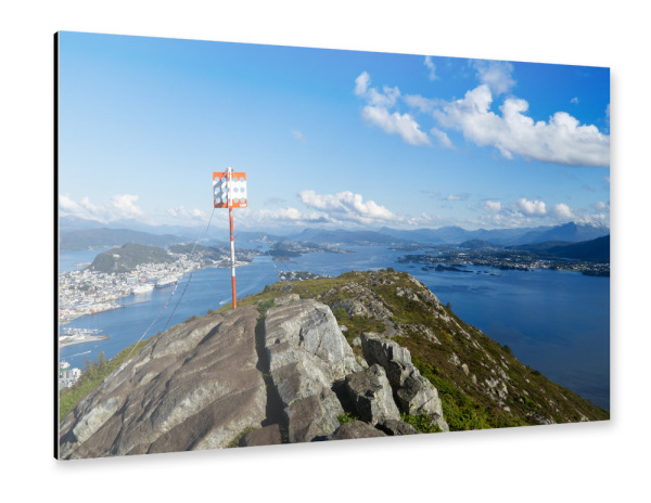 Alu-Dibond "Auf dem Gipfel Sukkertoppen" 30x20 cm artboxONE