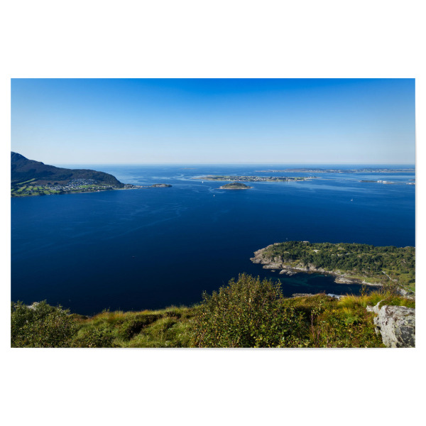 Poster 30x20 cm "Malerischer Fjord bei Alesund" artboxONE - Natur,Reise,Reise / Strand und Meer,Reise / Länder