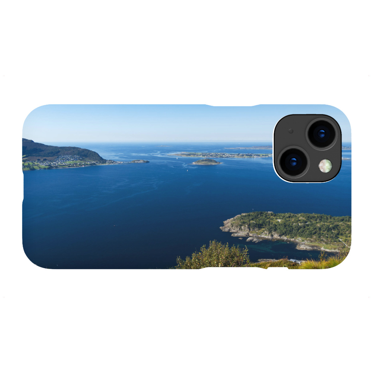"Malerischer Fjord bei Alesund"für iPhone - Premium-Case Handyhülle artboxONE