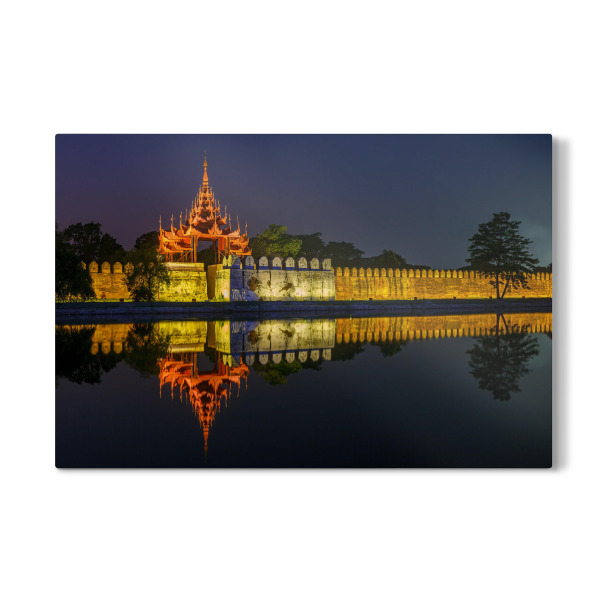 Galerie-Print "Der Königliche Palast bei Nacht" 30x20 cm artboxONE