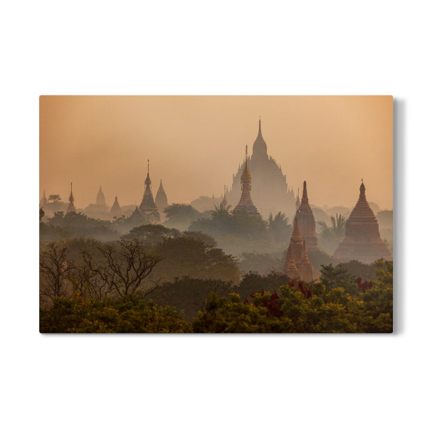 Galerie-Print "Mystischer Morgen in Bagan" 30x20 cm artboxONE