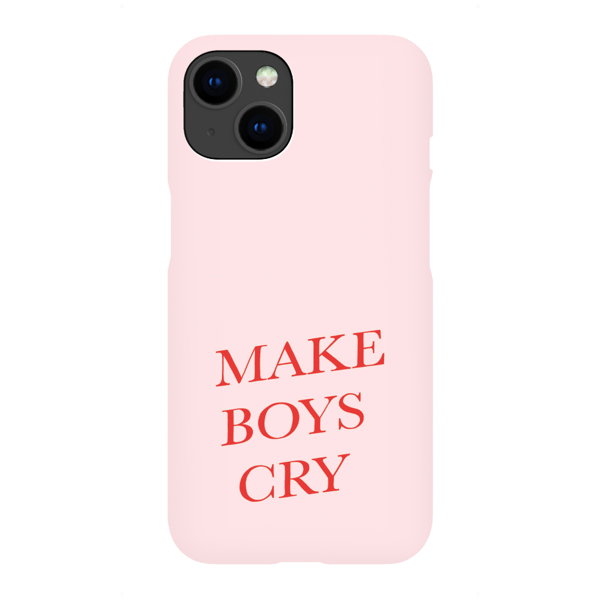"Make boys cry"für iPhone - Premium-Case Handyhülle artboxONE