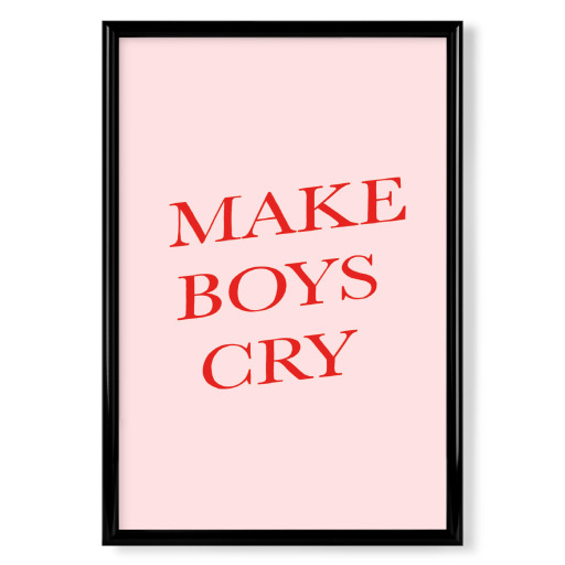 Make boys cry