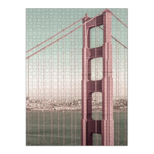 Puzzle Ravensburger "SAN FRANCISCO Urban vintage style" artboxONE - Architektur,Städte / San Francisco