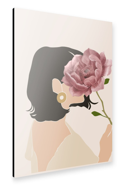 Alu-Dibond "Hinter der Blume" 30x20 cm artboxONE