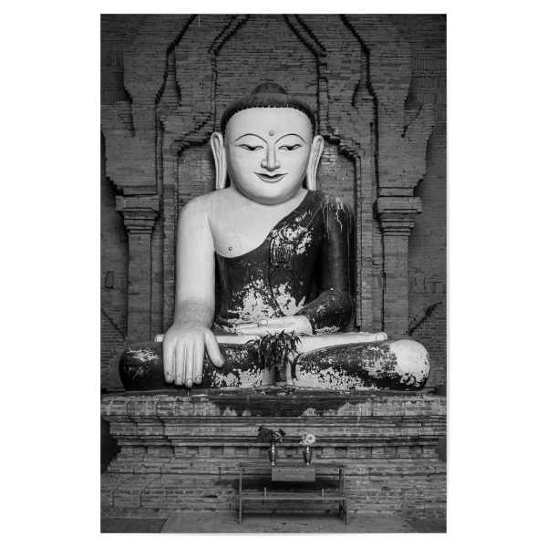 Poster "Buddhastatue" artboxONE - Architektur,Reise / Asien - Myanmar,Burma,Buddha,Buddhismus,Religion,Bagan,Tempel,Statue,Asien