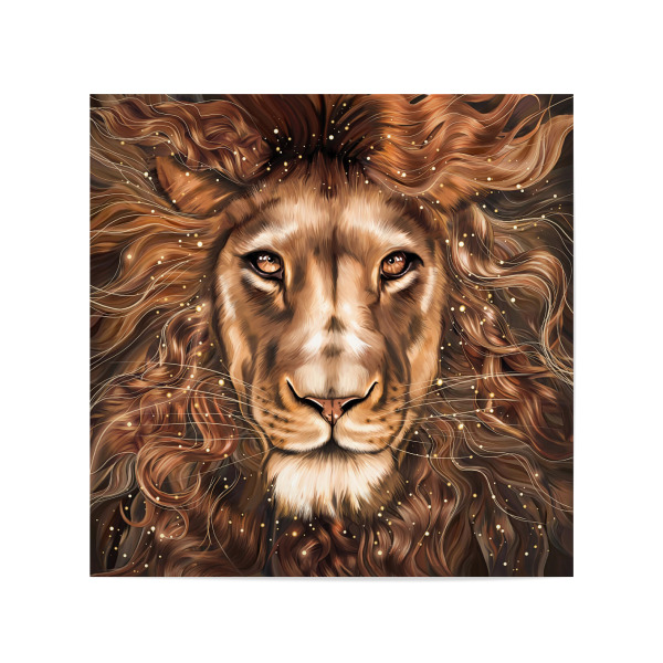 Poster 20x20 cm "Leo Sternzeichen" artboxONE - Natur,Tiere