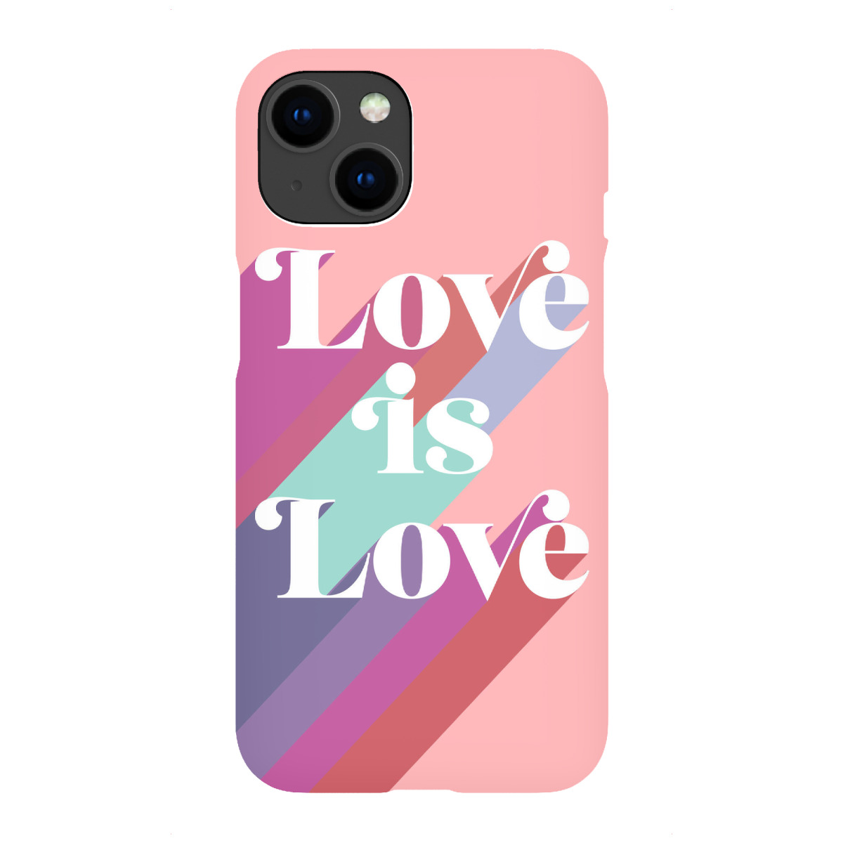 iPhone "Liebe ist Liebesregenbogen" Premium-Case Handyhülle artboxONE
