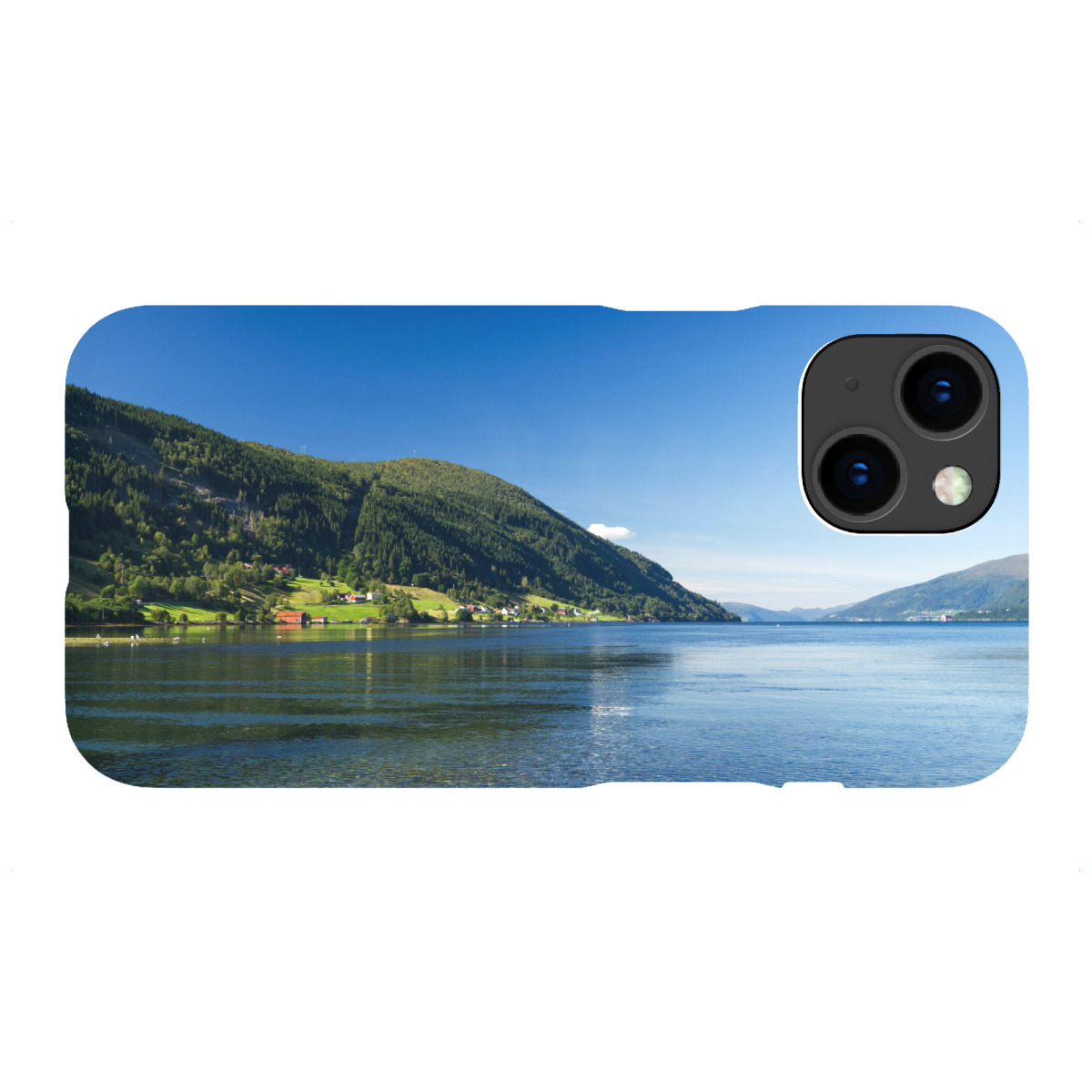 "Landschaft am Eidsfjord"für iPhone - Premium-Case Handyhülle artboxONE