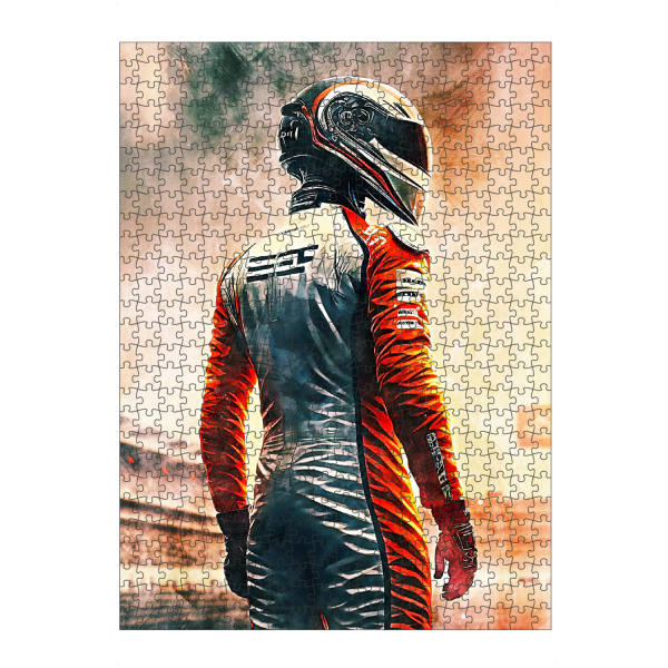 Puzzle Ravensburger "Driver (matart)" artboxONE - Sport - Rennen,Auto,Autos,Rennen,Geschwindigkeit,Fahrer,Sport - Bild rennen