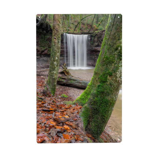 Holzbild "In der Hörschbachschlucht" artboxONE - Reise,Reise / Länder