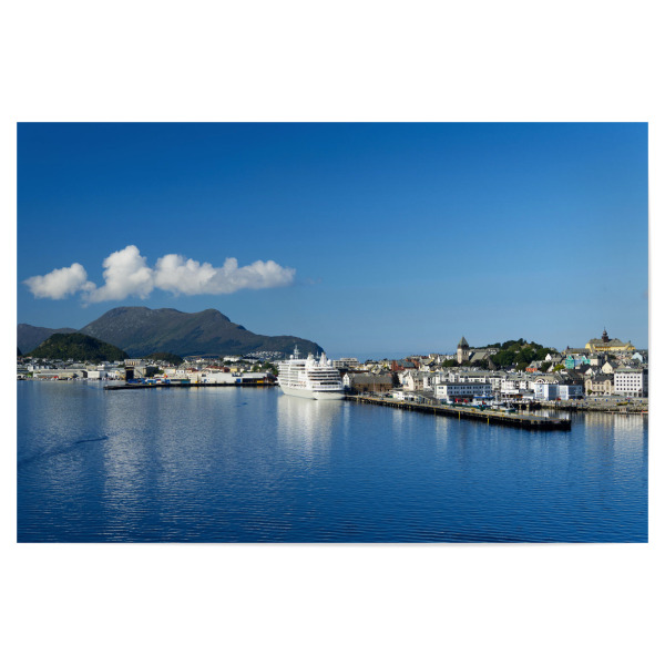 Poster 30x20 cm "Hafen Alesund in Norwegen" artboxONE - Natur,Reise,Reise / Strand und Meer,Reise / Länder,Städte / Weitere