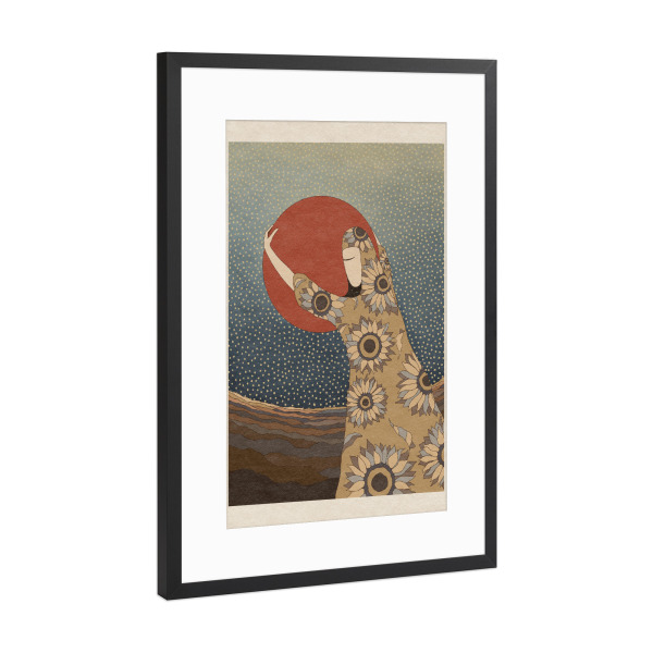 Poster mit Rahmen Schwarz (Metallic) "Pink Priest - My Precious" artboxONE - Menschen,Fiktion,Galaxy