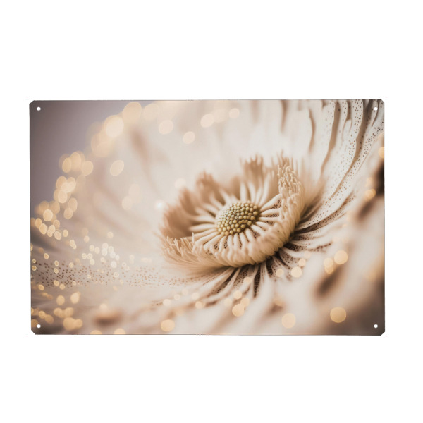 Holzbild "Beige Coral Flower" artboxONE - Natur,Floral,Für Mama