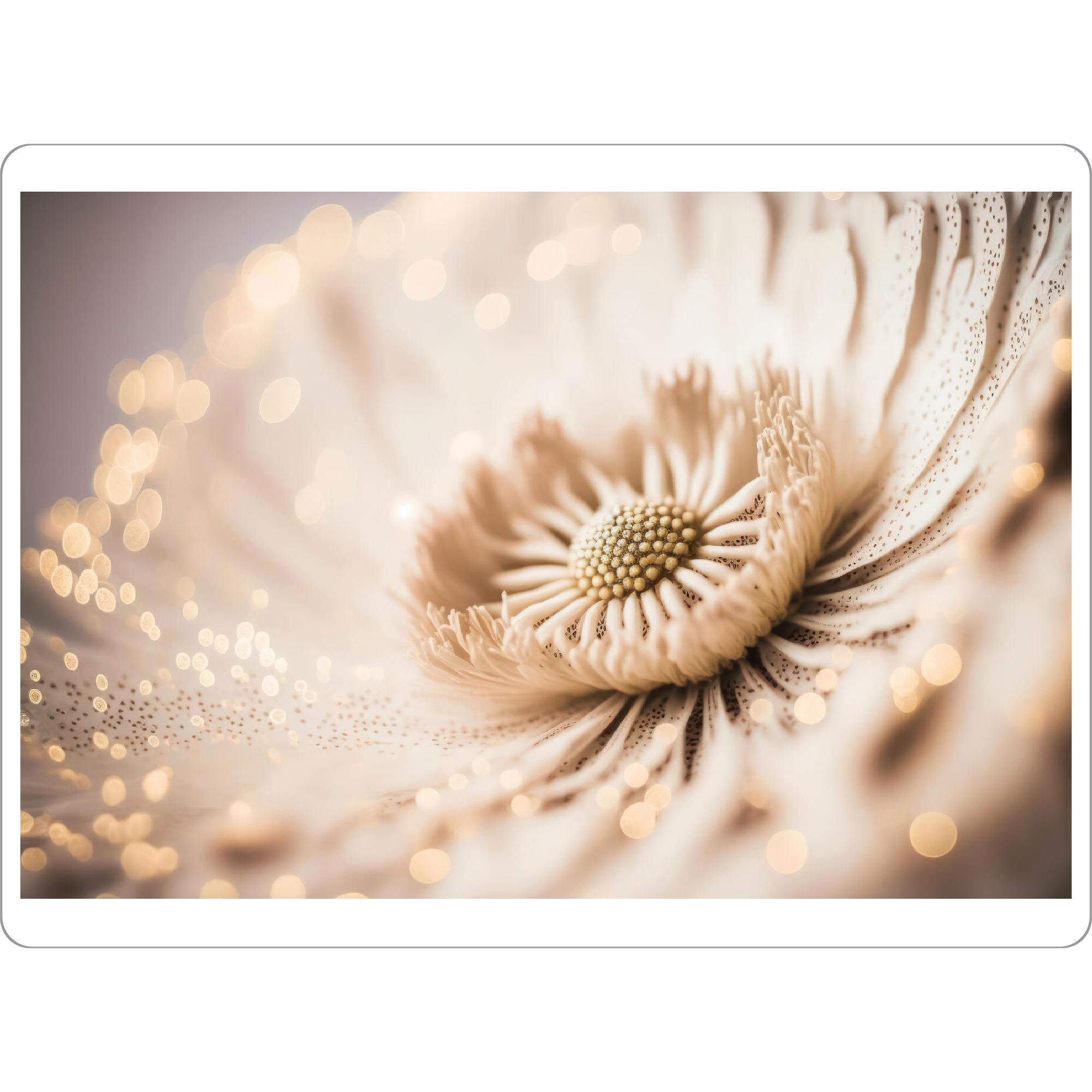 Tischset "Beige Coral Flower" artboxONE - Natur,Floral,Für Mama
