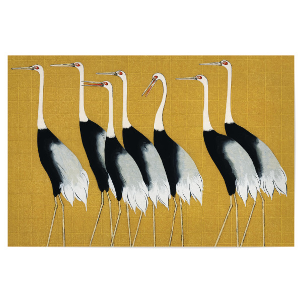 Poster "Japanischer Rotkronenkranich" artboxONE - Natur,Für Kinder,Tiere,Für Mama,Für Papa