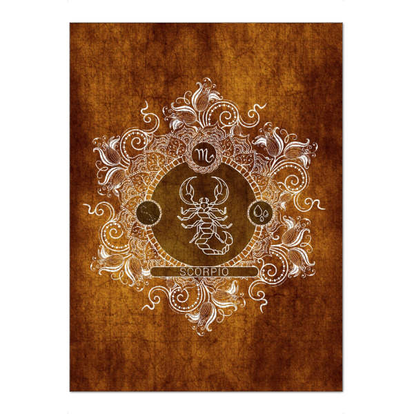 Puzzle Ravensburger "Tierkreis - Mandarine - Skorpion" artboxONE - Natur,Floral,Abstrakt