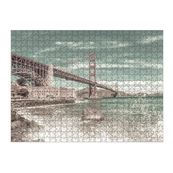 Puzzle Ravensburger "SAN FRANCISCO Impression vom Ufer" artboxONE - Architektur,Städte / San Francisco