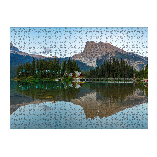 artboxONE Puzzle "Der Lake Emerald" artboxONE - Natur,Reise - Kanada,Rocky mountains,Bergsee,Lake emerald,Natur,Landschaft - Bild kanada